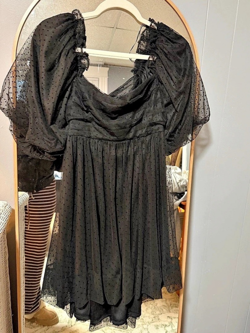 Black Polka Dot Dress